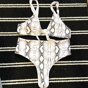SHEIN snake bikini